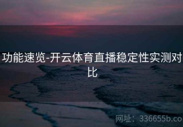 功能速览-开云体育直播稳定性实测对比