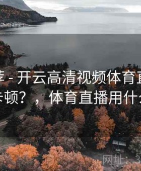 使用推荐 - 开云高清视频体育直播如何不卡顿？，体育直播用什么看