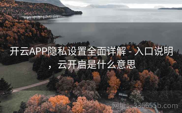 开云APP隐私设置全面详解 - 入口说明,云开启是什么意思 开云APP隐私设置全面详解 - 入口说明,云开启是什么意思
