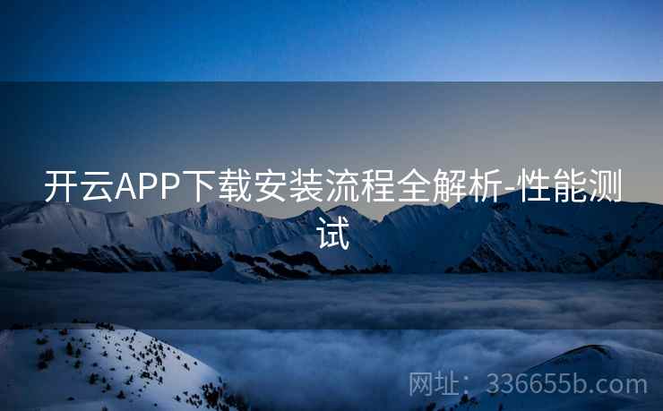 开云APP下载安装流程全解析-性能测试